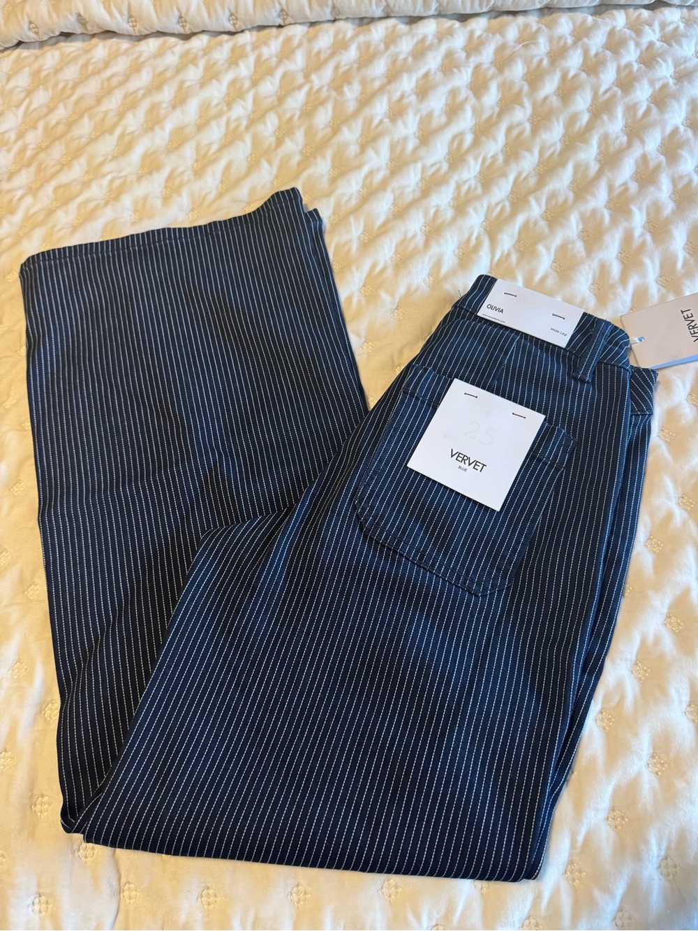 Vervet women’s Pinstripe Jeans